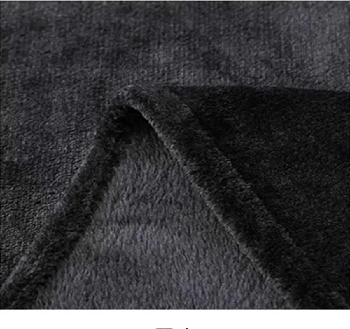 INF Couverture Plaid Noire en Flanelle Douce - 180x200cm, Chaleureuse et Confortable