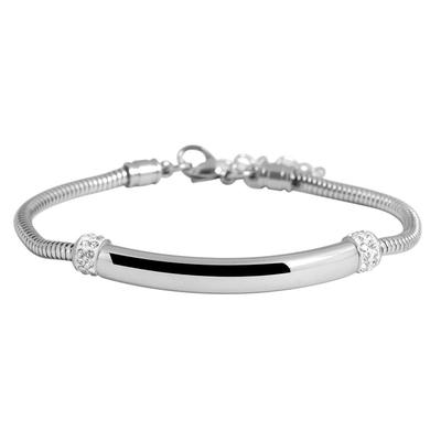 Armband ADELIA´S "Armband aus Edelstahl 18+3 cm", silber, Armbänder, Damen, 21cm, Edelstahl, Armband, Perfekt als Geschenk zum Geburtstag