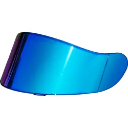 Broken Head Visier Bavarian Patriot BLAU Verspiegelt Für Integralhelm Bavarian P...