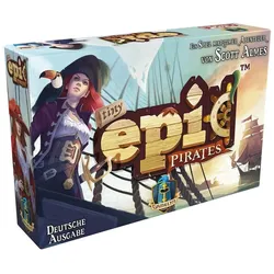 Asmodée GAMD0003 - Tiny Epic Pirates, Brettspiel, für 1-4 Spieler, ab 12 Jahren (DE-Ausgabe) (Deutsch, 1 - 4 Spieler)