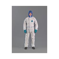 Ansell Schutzanzug Microgard 1800, Grösse XXL, blau/weiss (XXL, 1x) (WN18B-00195-06)