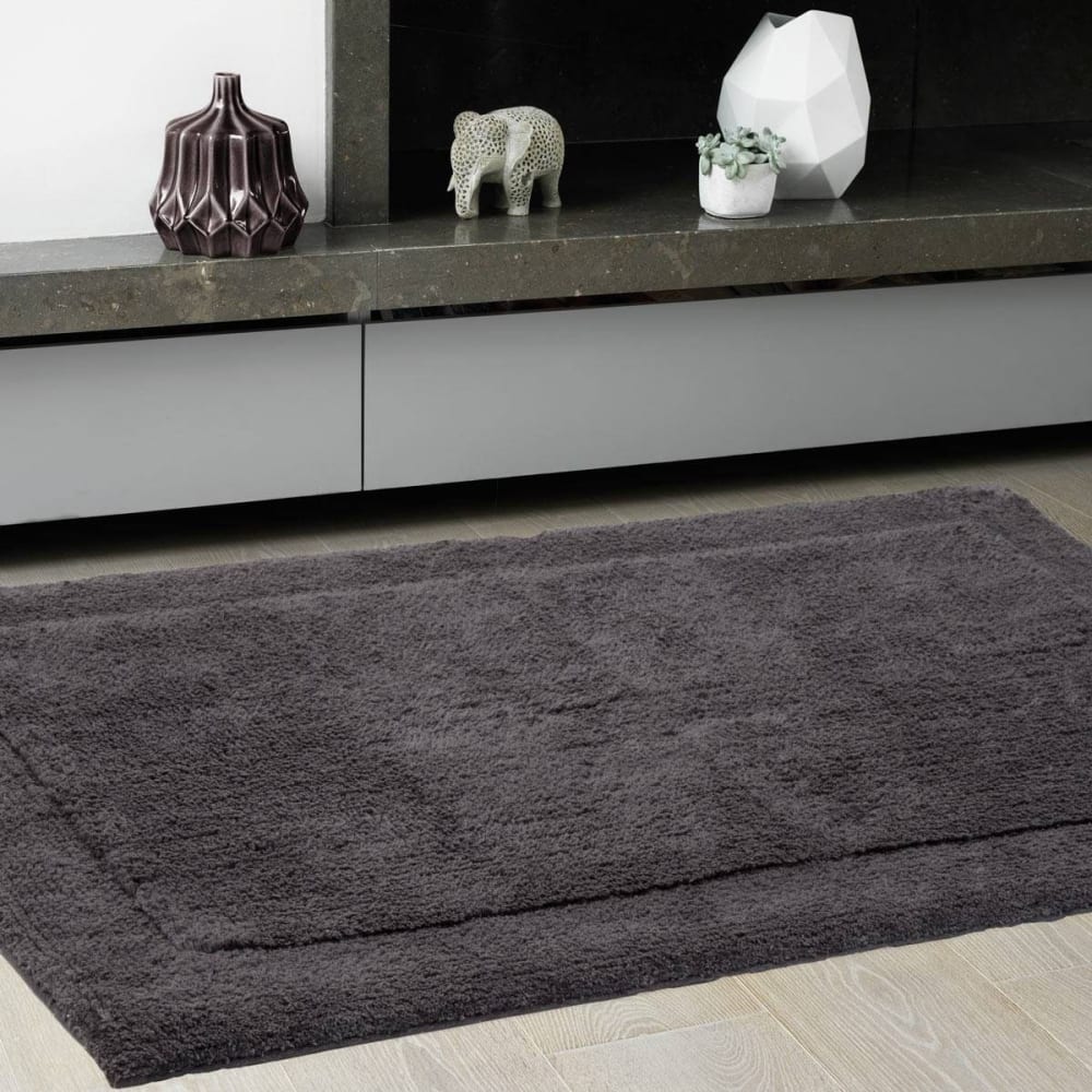 Sensei Maison NUANCO - Tapis de bain ou de salon Anthracite 70x120 Gris 120x1x70cm