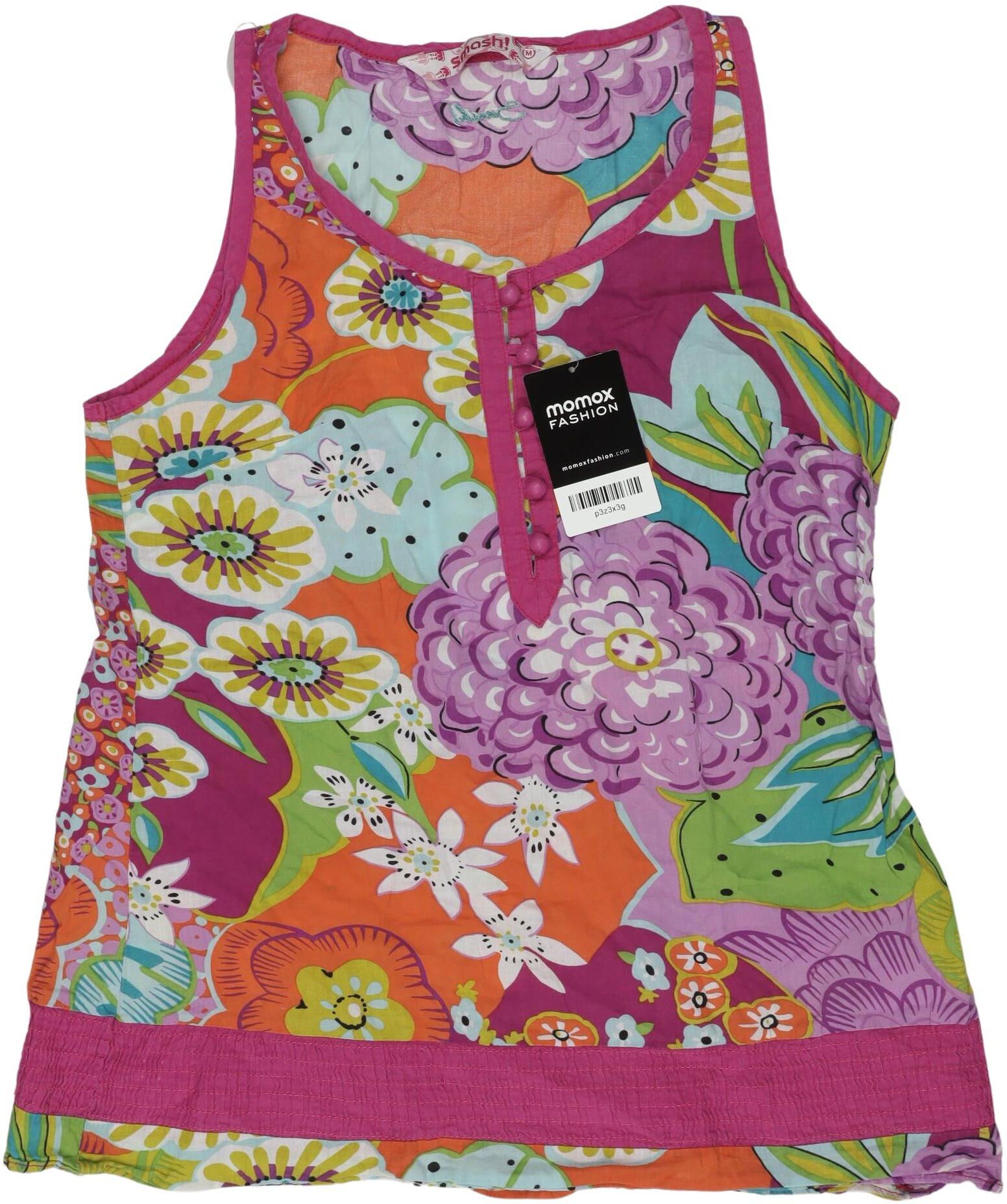 Smash Damen Top, Mehrfarbig, Gr. M, Baumwolle - Second Hand