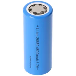 AccuCell 4500mAh Li-ion Akku 26650A  3,6V, 3,7V, max. 15A Entladestrom, 26,5x65,2mm