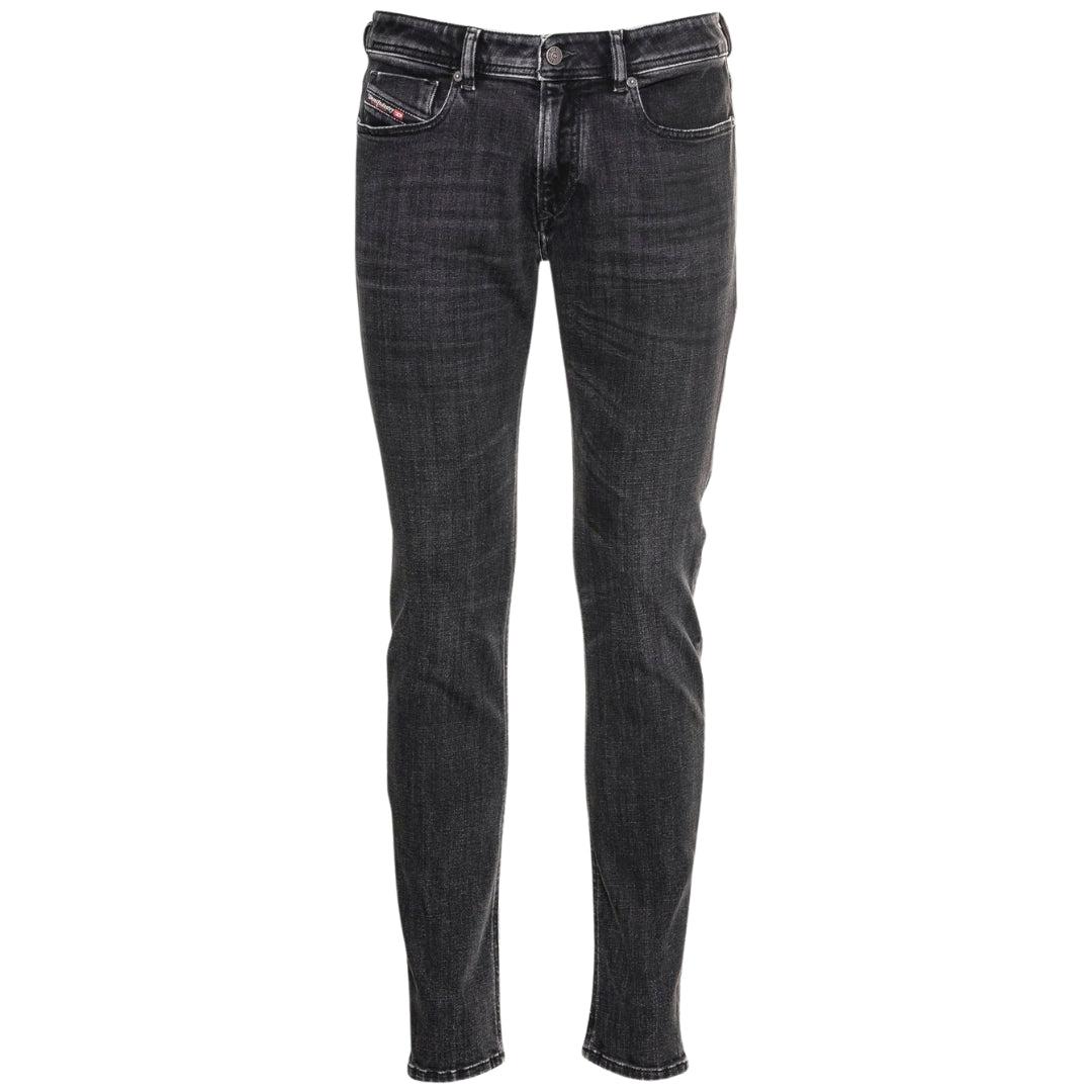Diesel Sleenker Dunkelgraue Denim-Jeans