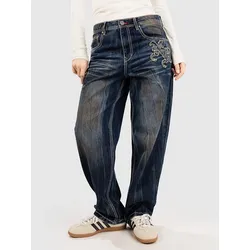 Ninth Hall Idle Printed Jeans blue wash Gr. 6