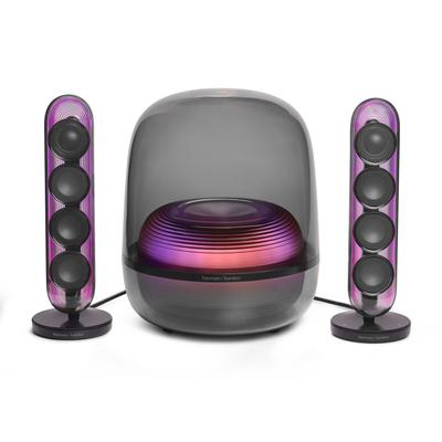 HARMAN / KARDON 2.1 Soundsystem "SoundSticks 5", schwarz, B:23,4cm H:30,6cm T:23,4cm, Lautsprecher, 2.1-Channel Bluetooth Speaker mit HDMI