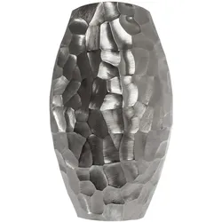 MyFlair My Flair Vase gehämmert Silber, groß