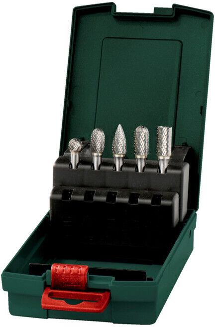 Set de fraises carbure, 5 pièces metabo (628403000)