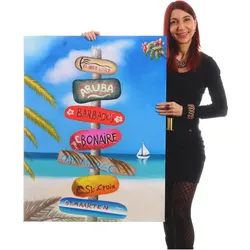 MCW, Bilder, Wandbild Strassenschild (75 x 100 cm)