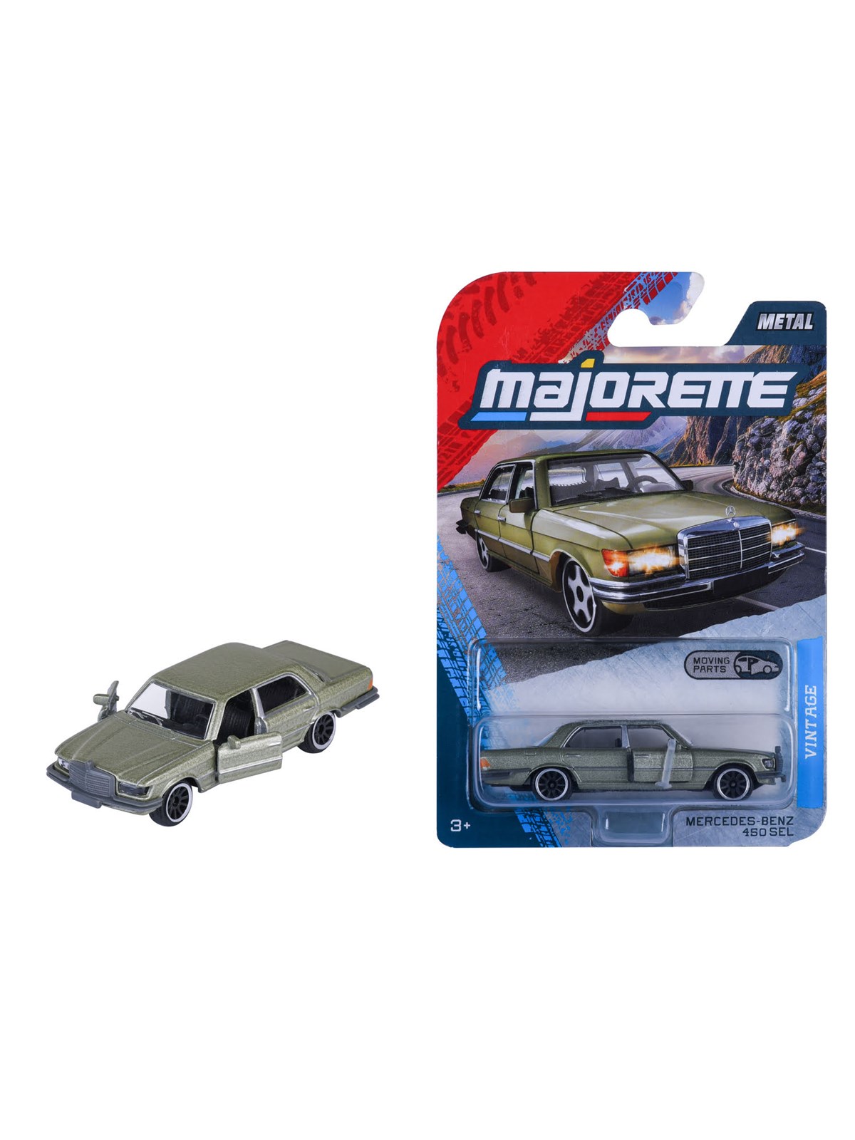 Majorette Vintage Mercedes-Benz 450 SEL, grün
