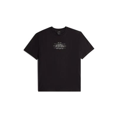 T-Shirt G-STAR "Multi Text Relaxed T-Shirt", Herren, Gr. XS, dk schwarz, Obermaterial: 100% Baumwolle, Shirts T-Shirt