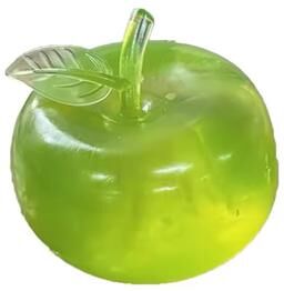 JoyToys Green Apple Stress Ball Crunchy Squishy Toy For Sensory Relief & Grip Strength Training a 1pcs