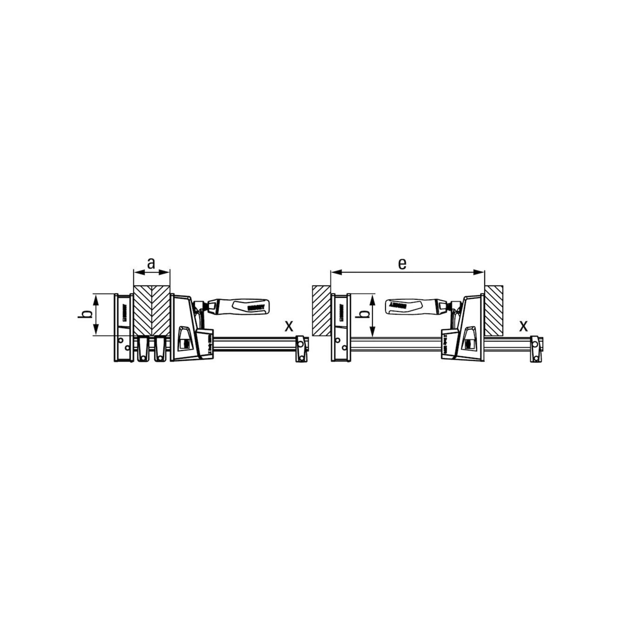 Bessey Korpuszwinge 2St. Nr.KRE30-2K-OH)