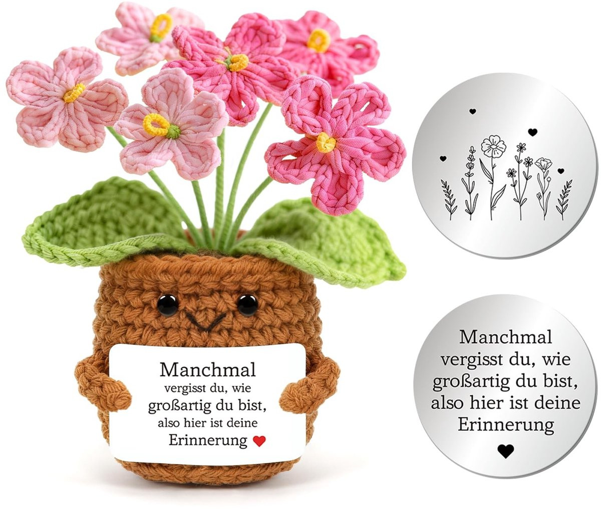 Solidchoice Gehaakte Geluksbrenger met Positieve Aardappel voor Volwassenen