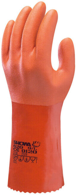 SHOWA Gants 620 Taille M (620 EU M/Orange)
