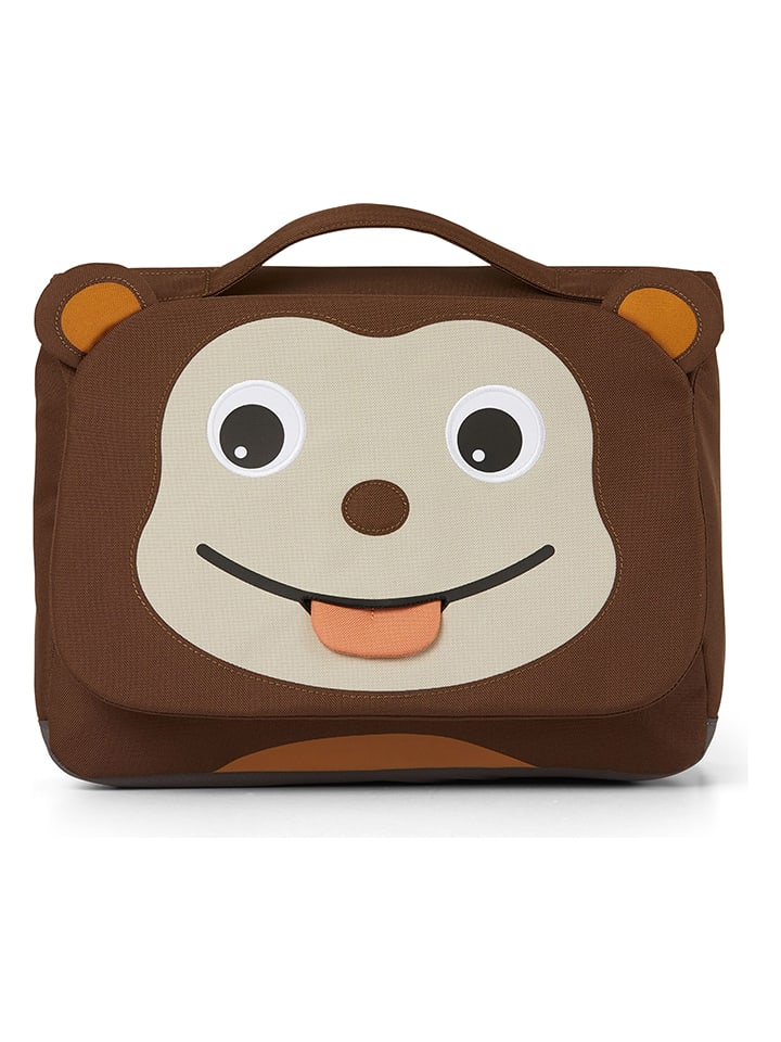 Affenzahn Vorschultasche "Affe" in Braun - (B)31,5 x (H)23,5 x (T)7 cm - onesize