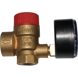 Wolf Sicherheitsventil 3,0 bar m. Manometer