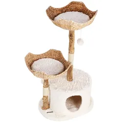 Flamingo Ettore (111 cm, Beige), Katzenbaum