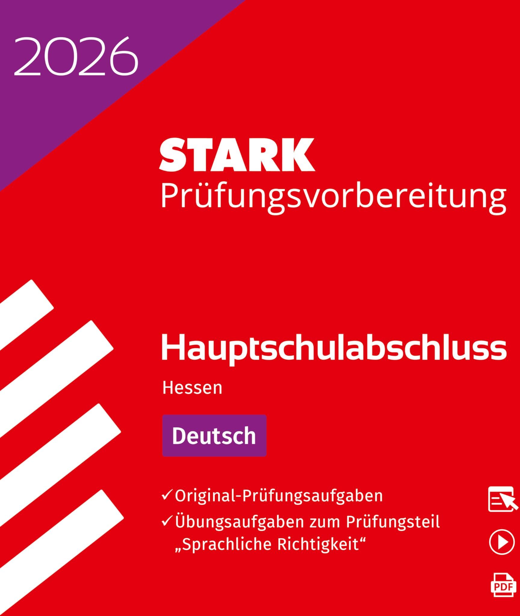 STARK Deutsch - Hauptschulabschluss 2026 Hessen - Prüfungsvorbereitung (Abschlussprüfungen) - Preis vom 18.10.2026 19:22:15 h