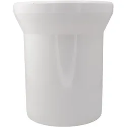 BADfabrik24 WC-Anschlusstutzen DN110 150mm weiß aus Kunststoff