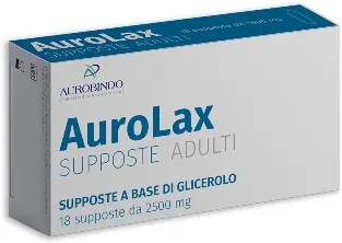 AUROBINDO PHARMA ITALIA Srl Aurolax Supposte Lassative 18 Supposte - Trattamento Efficace per la Stitichezza