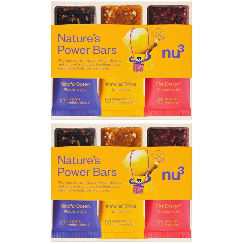 nu3 Nature Power Bars (Mix-Box) x2 2x3x38 g