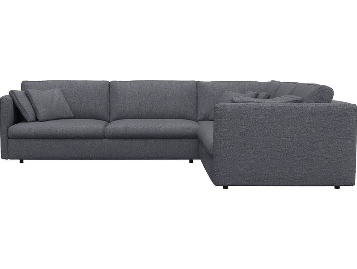 FLEXLUX Ecksofa Lovane, elegant und zeitlos, bequem, L-Form, Weich & anschmiegsam, große Sitztiefe auf Kaltschaum, Dekokissen inkl.