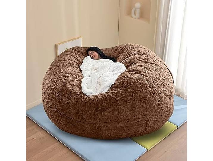 DDS22E Sitzsack ohne Füllung Vielseitiger und bequemer Sitzsack, perfekt for jeden Wohnraum.(#7,5FT (130*65CM))