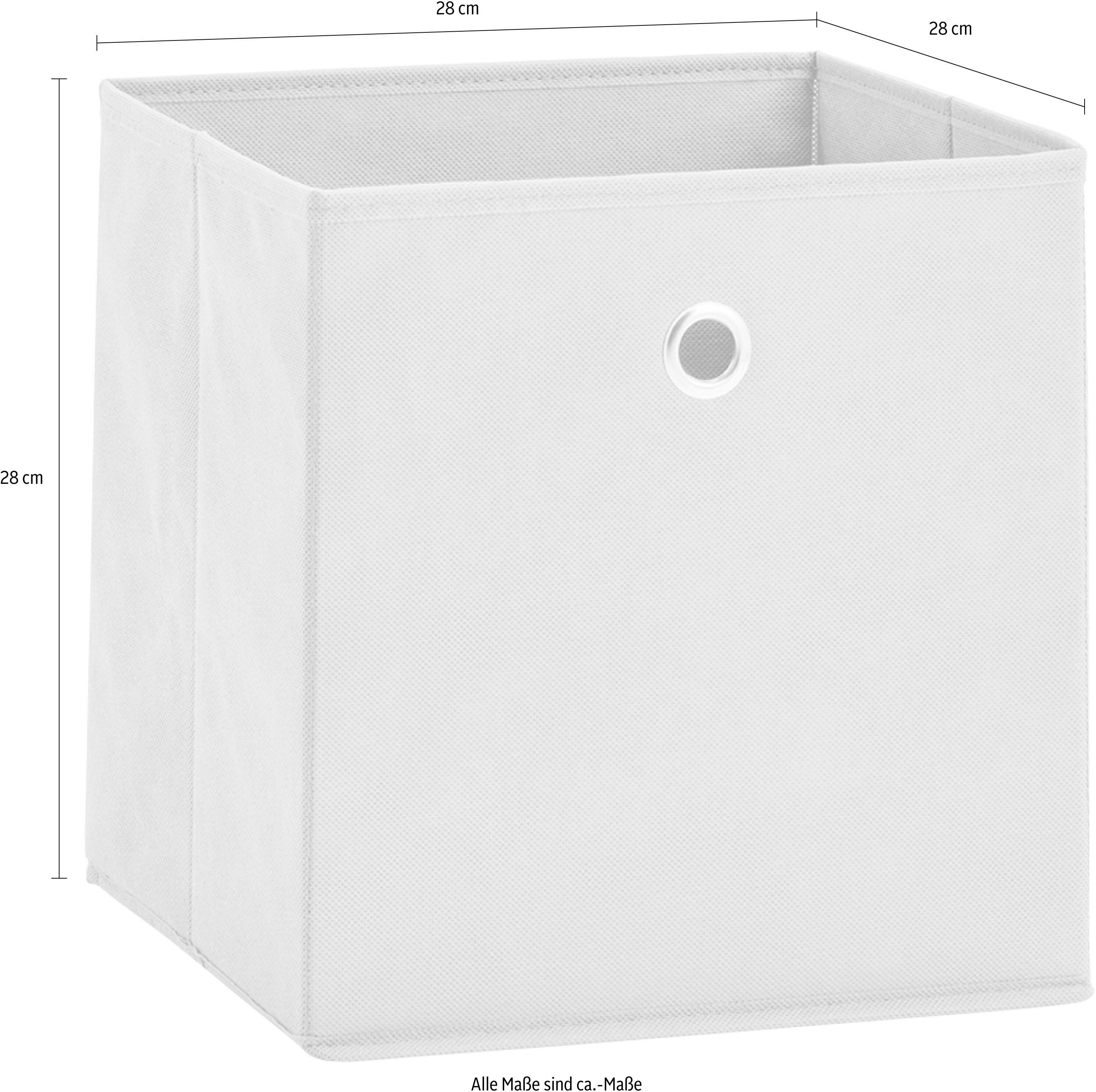 Aufbewahrungsbox ZELLER PRESENT, rosa, B:28cm H:28cm T:28cm, Vlies, Aufbewahrungsboxen, Aufbewahrungsbox, faltbar und schnell verstaut