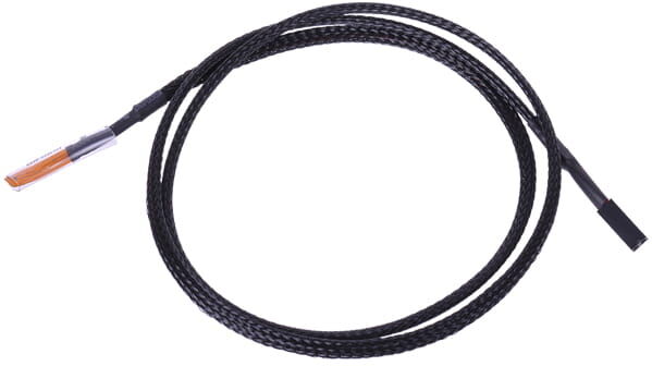 Phobya Thermosensor einzeln 80cm - schwarz gesleevt