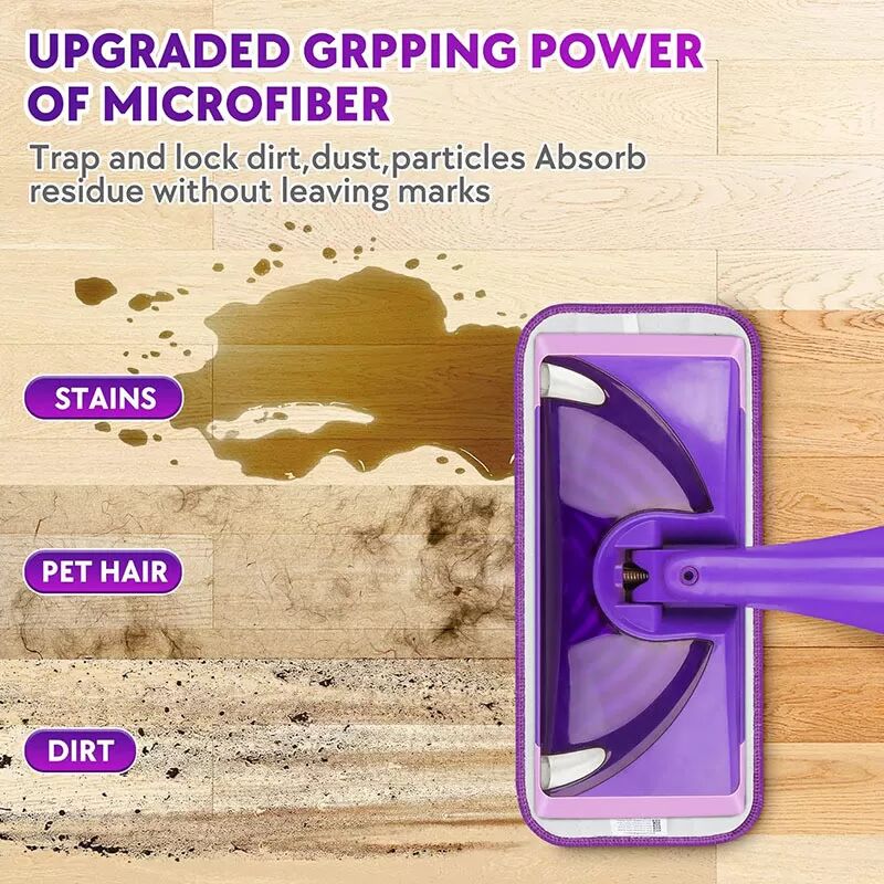 INF Ersatz-Wischpads (2er-Pack) Violett