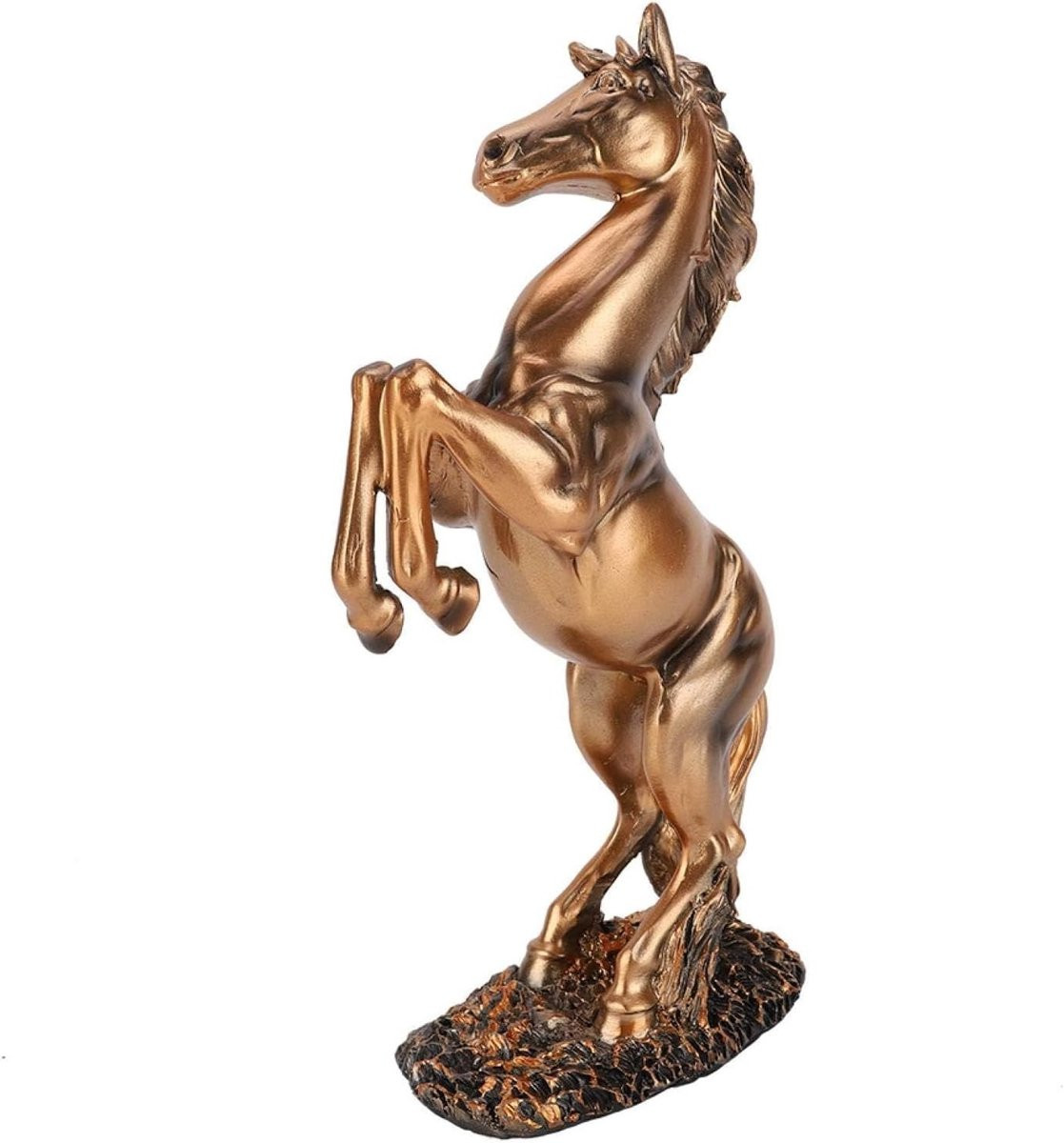Allecto Premium Decoratief Paard Sculptuur Ornament in Europese Stijl - Geel