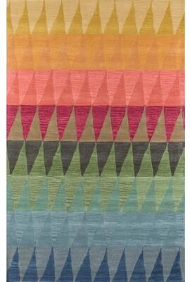 Momeni Delhi Hand-tufted Wool Geometric Area Rug