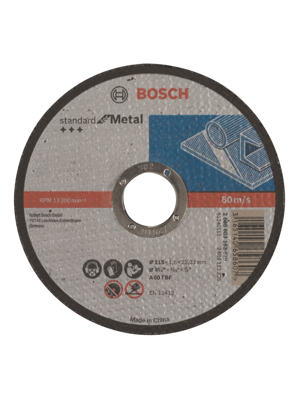 Bosch SKÆRESKIVE METAL 115X1.6MM STD