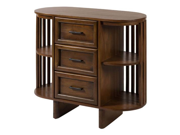 Kommode Akazie 90x40x80 natur lackiert MADRID #65
