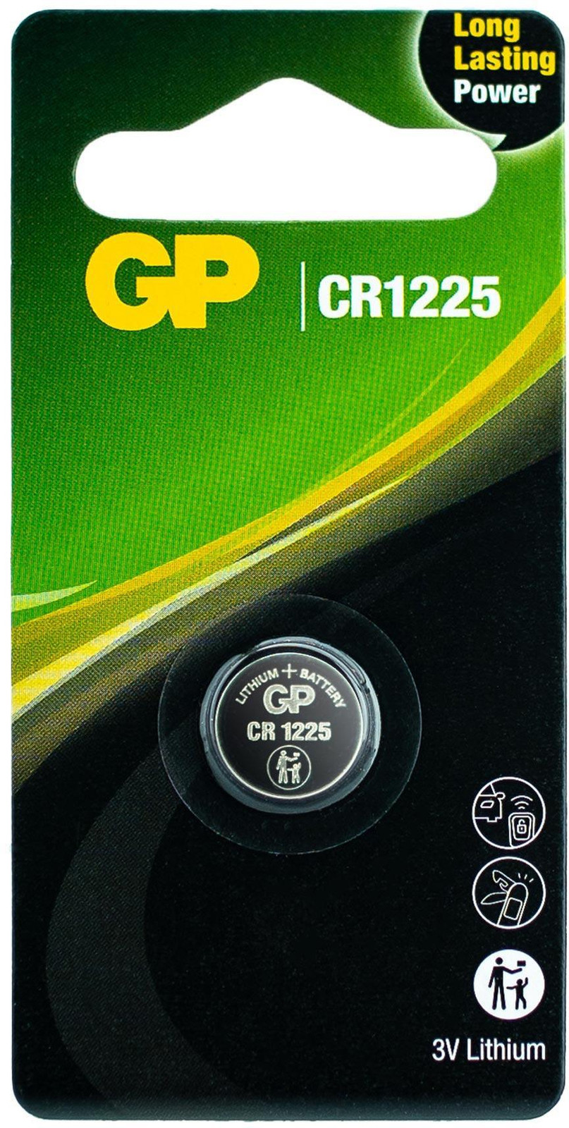 GP Batteries Knopcelbatterij CR1225, 3,0 V