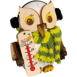 Kuhnert, Herbstdeko, Deko "Mini Eule" - Wahl aus versch. Varianten - Handarbeit aus Holz