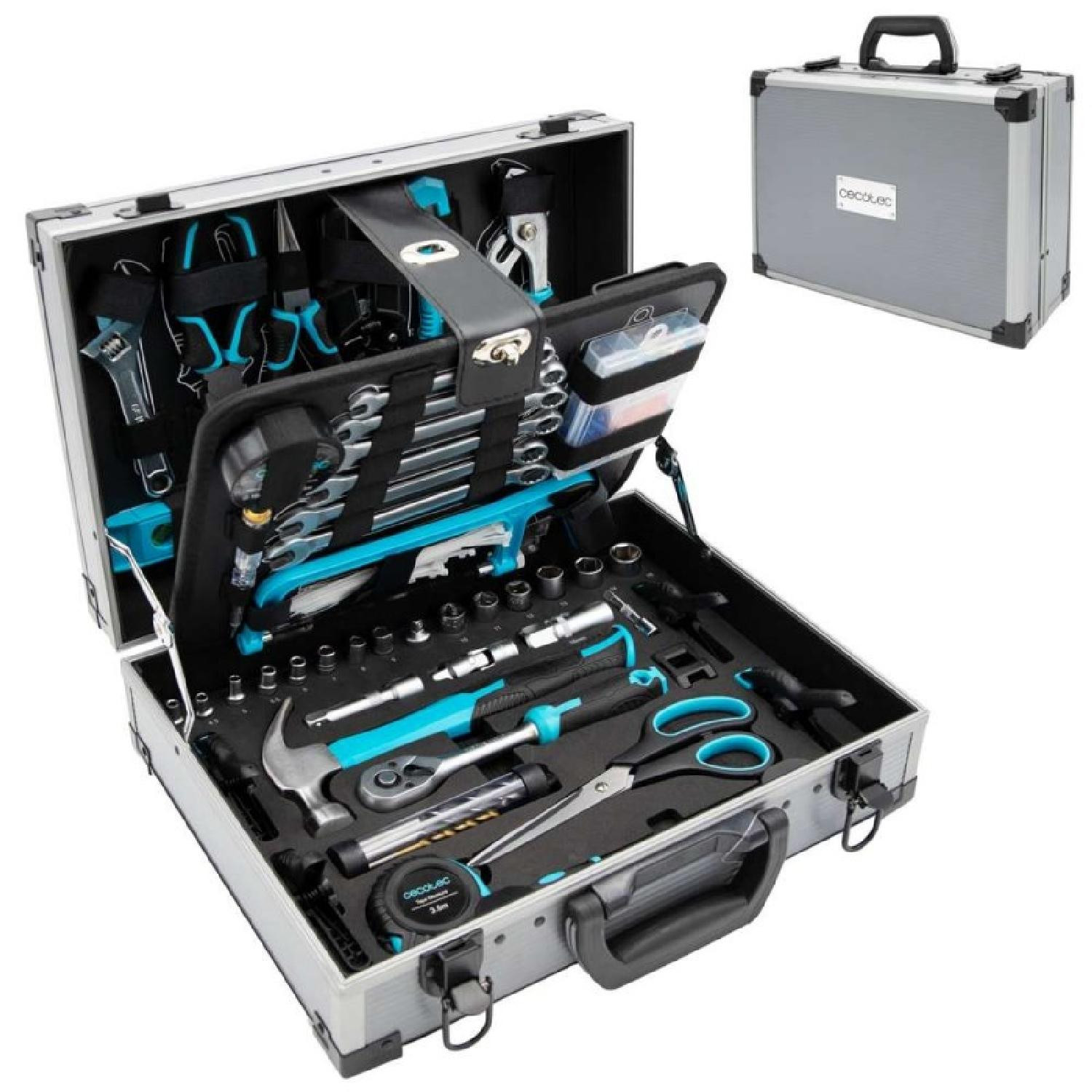 Cecotec Toolbox 8000 Pro gereedschapskist, zilver