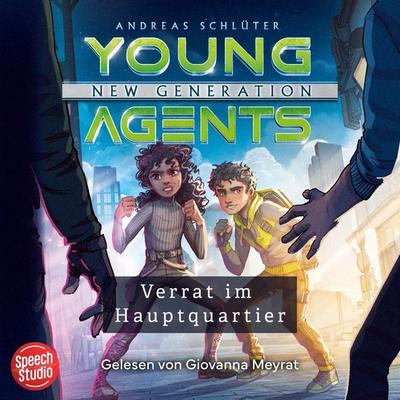 Young Agents - New Generation (Band 4) - Verrat im Hauptquartier - Andreas Schlüter, Audio, 9783039681853