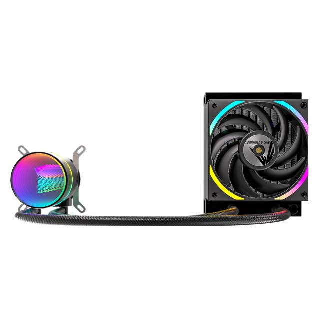Formula CPU Water Cooler - Oasis L120 ARGB BK (1x12cm, ARGB LED, fekete) (COLFOROASISL120ARGBBK)