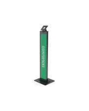 Compulocks BrandMe VESA Floor Stand Black Aufstellung für Tablett Aluminium Schwarz stehend (140B)