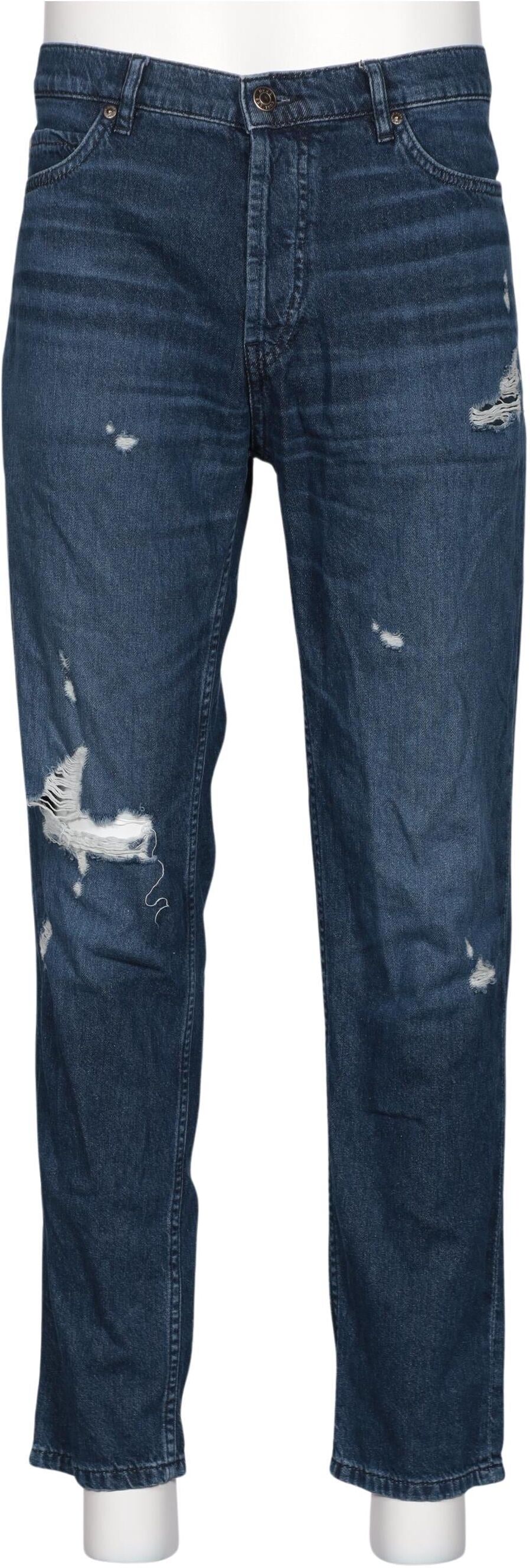 Hugo by Hugo Boss Herren Jeans, Blau, Gr. W33, Baumwolle - Second Hand