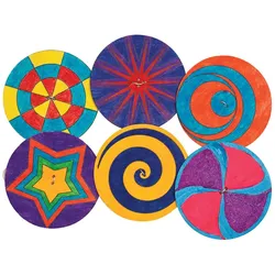 Colorations Farben – Dekorieren Sie Ihren eigenen Holzspinner, 24 Stück.