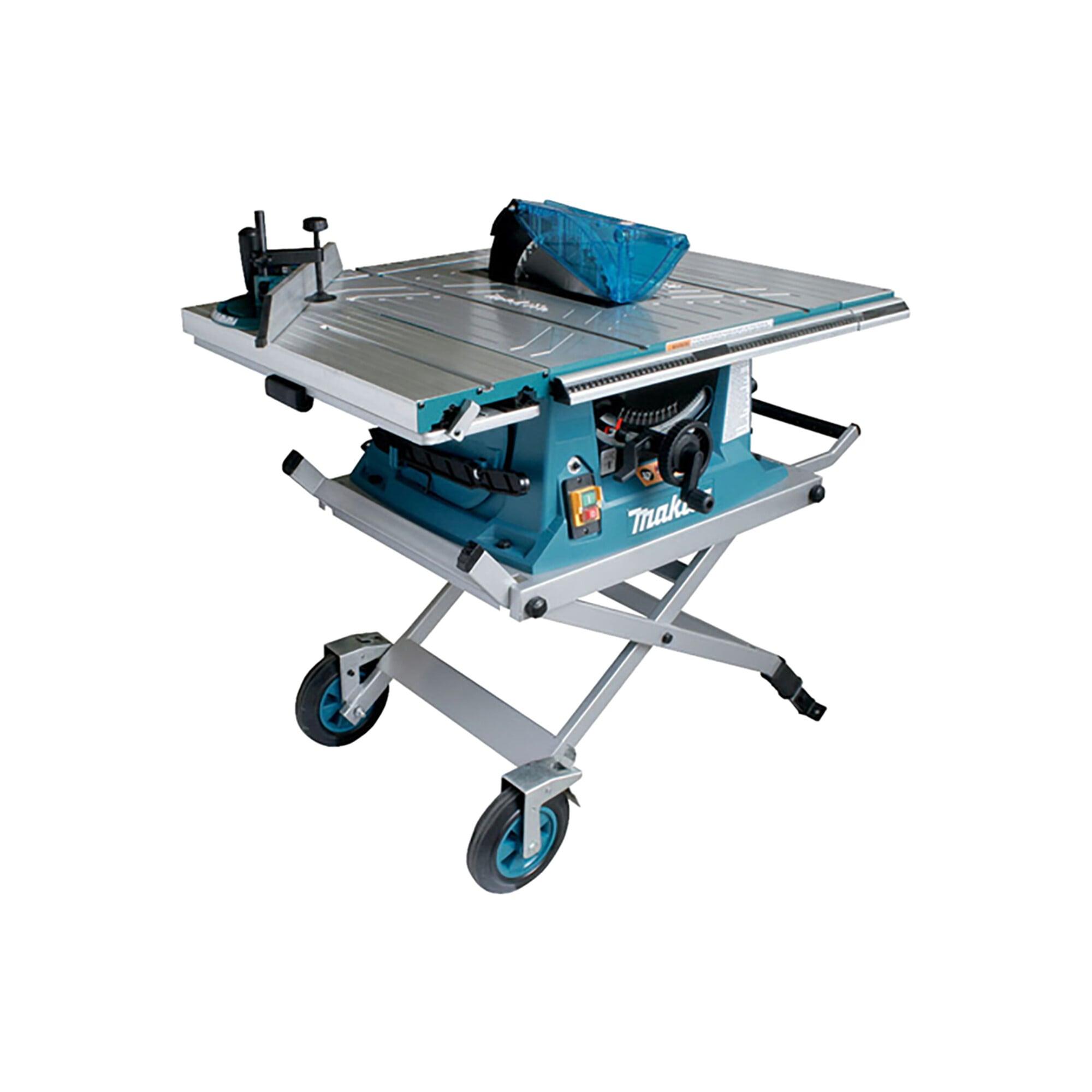 Makita MLT100NX1 Tischkreissäge mit Untergestell| 260 mm| für Holzwerkstoffe und Kunststoffe|)