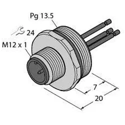 Turck Flanschstecker FS3-0.5/13.5
