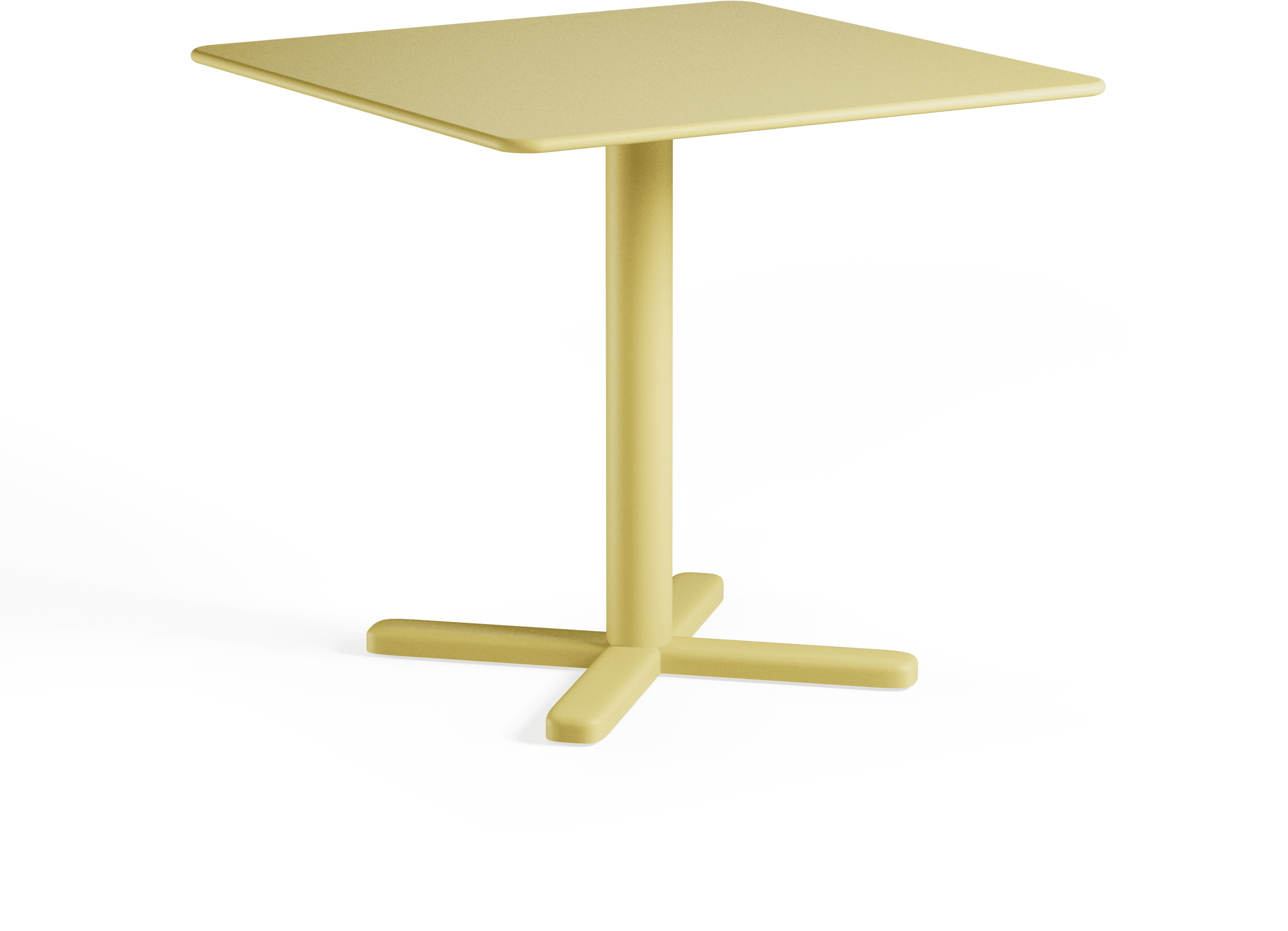 Emu Darwin 529 Tisch 80x80 (vanillegelb (83, VANILLA YELLOW)) vanillegelb (83, VANILLA YELLOW)