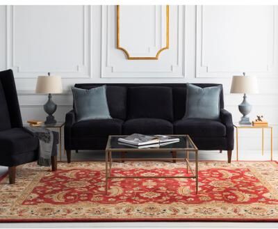 Livabliss Hand-tufted Schertz Red Wool Area Rug - 2' x 4' Hearth
