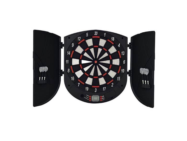 FELIXLEO Dartscheiben-Beleuchtung Elektronische Dartscheibe Dartboard mit Sprachansagen Englische Stimme