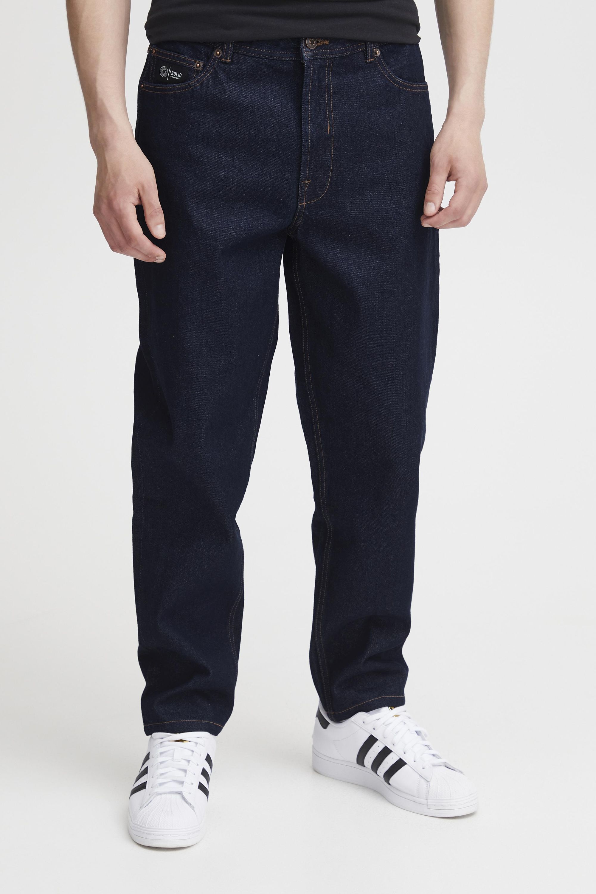 !solid Bequeme Jeans SOLID "Bequeme Jeans SDHoff", Herren, Gr. 33, Länge 32, blau (dunkelblau denim), Obermaterial: 100% Baumwolle CO., Hosen Bequeme Jeans